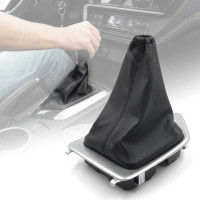 Чохол Пильовик Ручки КПП Модельний для Toyota Corolla / Auris 2012-2019 з рамкою Хром 1 шт (№205)