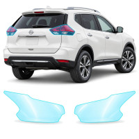Антигравійна захисна бронеплівка за лекалами для Nissan Rogue / X-Trail T32 facelift 2017-2022 - задні ліхтарі стопи