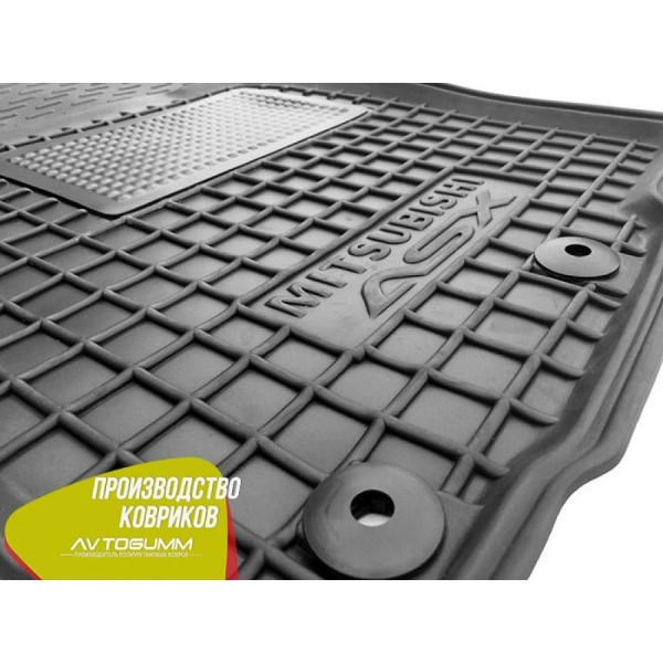 Водійський коврик в салон Mitsubishi ASX 2011- (Avto-Gumm)