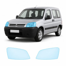 Антигравійна захисна бронеплівка за лекалами для Citroen Berlingo I facelift 2002-2018 - оптика (фари та ПТФ)