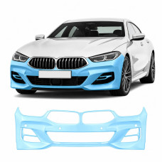 Антигравийная защитная бронепленка по лекалам для BMW 8 Series G15/G14/G16 facelift 2022- передний бампер