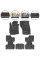 Коврики в салон ворсовые для Mitsubishi ASX Outlander Sport 2019- с подпятником 5 шт (Magnum)