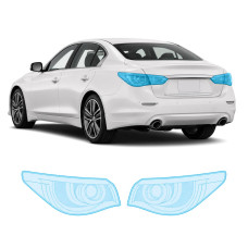 Антигравійна захисна бронеплівка за лекалами для Infiniti Q50 V37 2013-2017 - задні ліхтарі стопи