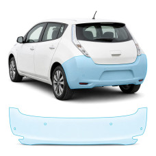 Антигравийная защитная бронепленка по лекалам для Nissan Leaf ZE0/ZE1 2010-2017 - задний бампер
