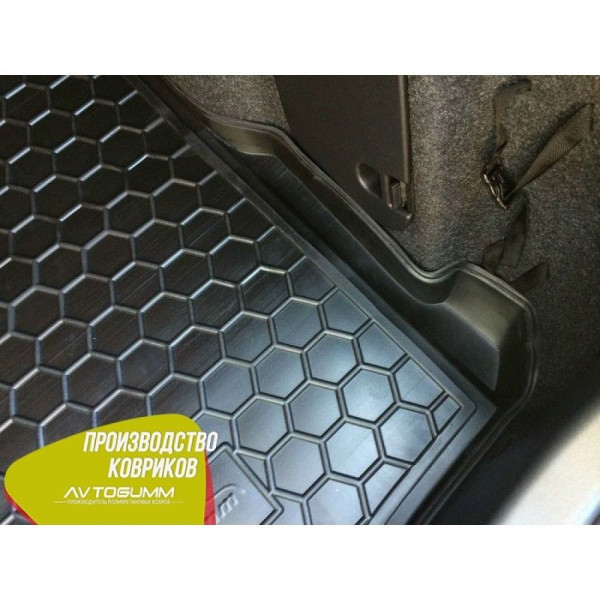 Автомобильный коврик в багажник Mazda 3 2014- Sedan / Резиновый (Avto-Gumm)