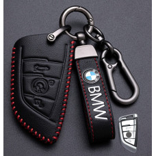 Чохол для автоключів BMW із Брелоком Карабін Оригінал (3 кнопки №3)