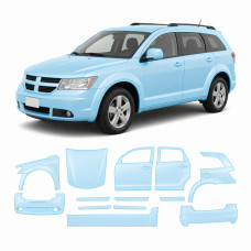 Антигравийная защитная бронепленка по лекалам для Dodge Journey I 2009-2020 - полный кузов