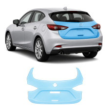 Антигравийная защитная бронепленка по лекалам для Mazda Mazda3 BN facelift 2016-2019 - зона крышки багажника
