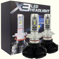LED лампи автомобільні Philips ZES/H7 радіатор 6000Lm LumiLeds X3/50W/6000K/IP67/9-32V 2шт