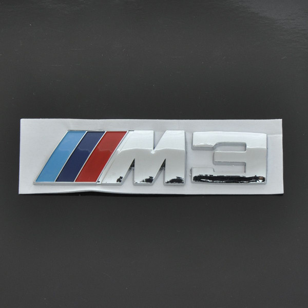 Емблема напис M3 кольоровий скотч 3М 115 x 28 мм Польща