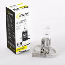 Автолампа галогенна Solar Starlight + 30% H3 55W 12V 1 шт (1203)