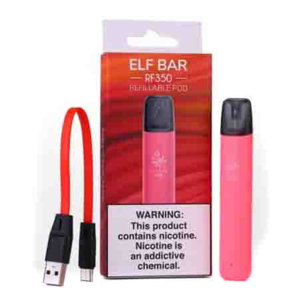 Багаторазова POD-система Elf Bar RF350 Starter Kit 350 mAh Рожевий