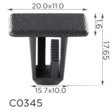 Клипса крепления молдинга Chrysler Dodge Jeep Plymouth (5FR56DX9) C0345