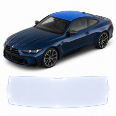 Антигравийная защитная бронепленка по лекалам для BMW M4 G82/G83 facelift 2024- зона крыши