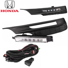 LED Протитуманні фари для Honda Accord 2016-2017 S TYPE з проводкою Комплект (HD-986L)