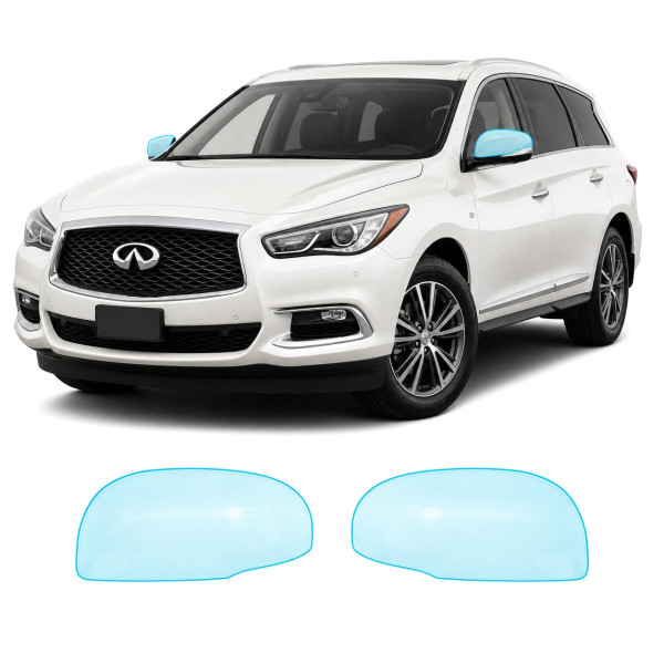 Антигравийная защитная бронепленка по лекалам для Infiniti QX60 L50 facelift 2016-2020 - зеркала