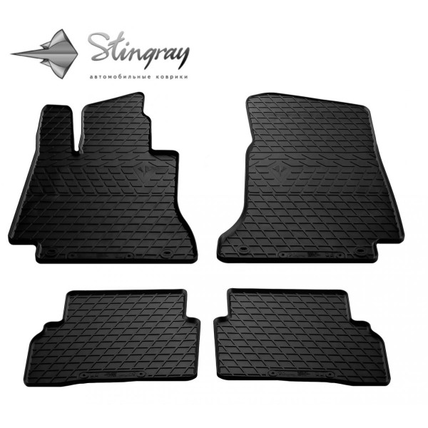 Автомобильные коврики в салон для Mercedes-Benz C-Class (W205 2014-2021 4 шт