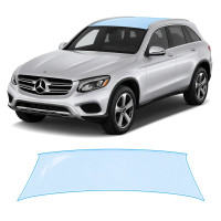 Антигравийная защитная бронепленка по лекалам для Mercedes-Benz GLC X253 2015-2019 - зона крыши