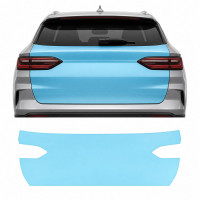 Антигравийная защитная бронепленка по лекалам для BYD Song Plus I 2020-2022 - зона крышки багажника