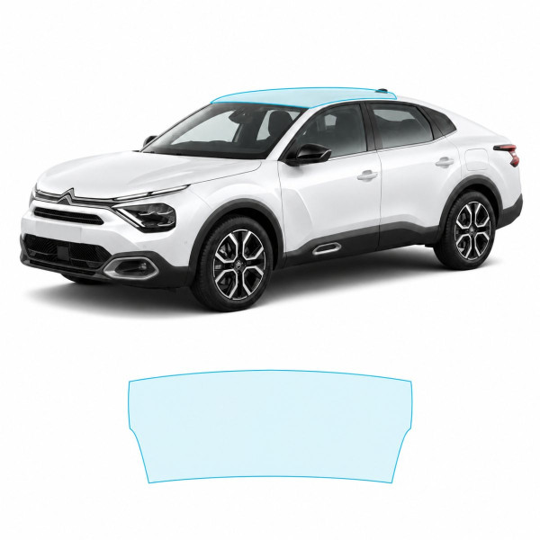 Антигравийная защитная бронепленка по лекалам для Citroen C4 X I 2022- зона крыши