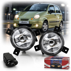 Протитуманні фари для Daewoo Matiz 2004-H3 12V 55W кнопка (DW-078W)