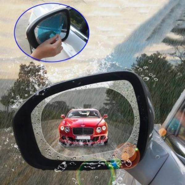 Плівка захисна для бічних дзеркал автомобільних Антидощ 95*95 мм середня