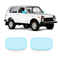 Антигравийная защитная бронепленка по лекалам для LADA Niva 2121 1977-2020 - зеркала