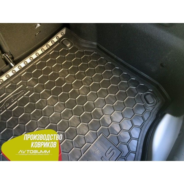 Автомобильный коврик в багажник Citroen C4 Cactus 2015- Резино - пластик
