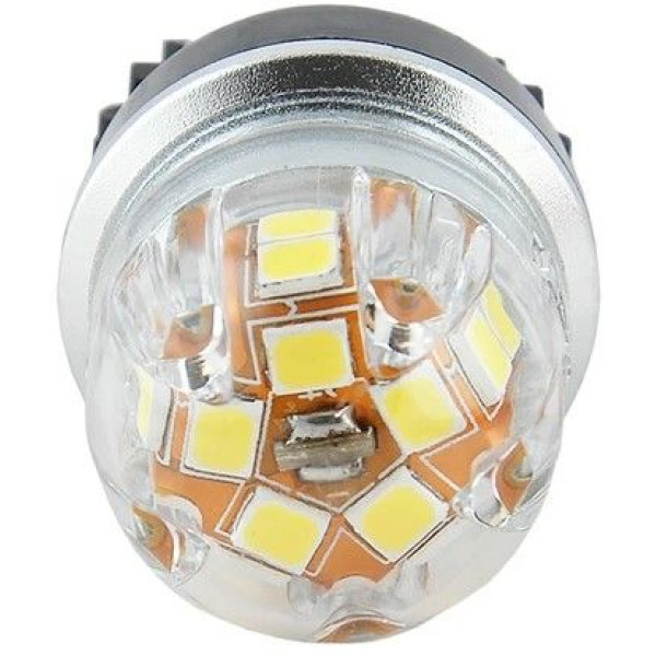 LED автолампа Brevia Spower 12/24V P27/7W 6x2835SMD 330Lm 6000K CANbus W2,5x16d 2 шт (10239X2)