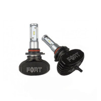 Світлодіодні автомобільні LED лампи FORT F1/HB4/радіатор/28W/5000K/4000Lm/IP65/9-16V/2 шт