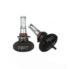 Светодиодные автомобильные LED лампы FORT F1 / HB4 / радиатор / 28W / 5000K / 4000Lm / IP65 / 9-16V / 2 шт