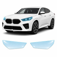 Антигравійна захисна бронеплівка за лекалами для BMW X2 U10 2023- оптика (фари та ПТФ)