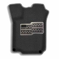5D EVA Водительский коврик для Volkswagen Jetta / Bora 1998-2005 С Бортиками и подпятником Черные 1 шт