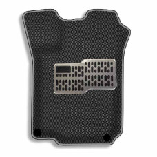 5D EVA Водительский коврик для Skoda Octavia Tour 1996-2010 С Бортиками и подпятником Черные 1 шт