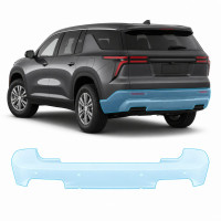 Антигравійна захисна бронеплівка за лекалами для Chevrolet Traverse III 2023- задній бампер