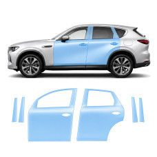 Антигравийная защитная бронепленка по лекалам для Mazda CX-60 2022- зоны дверей и стойки окон