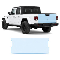 Антигравийная защитная бронепленка по лекалам для Jeep Gladiator JT 2019-2023 - зона крышки багажника