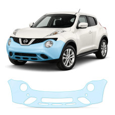 Антигравійна захисна бронеплівка за лекалами для Nissan Juke F15 2010-2019 - передній бампер