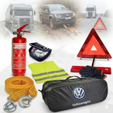 Набор автомобилиста техпомощи Volkswagen для Грузовика Джипа Внедорожника (Сумка на 2 отделения)