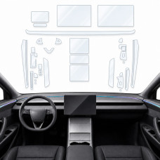 Набір Плівок захисних для салону Tesla Model Y juniper 2025- TPU (Кансолі Дисплея Ручок)