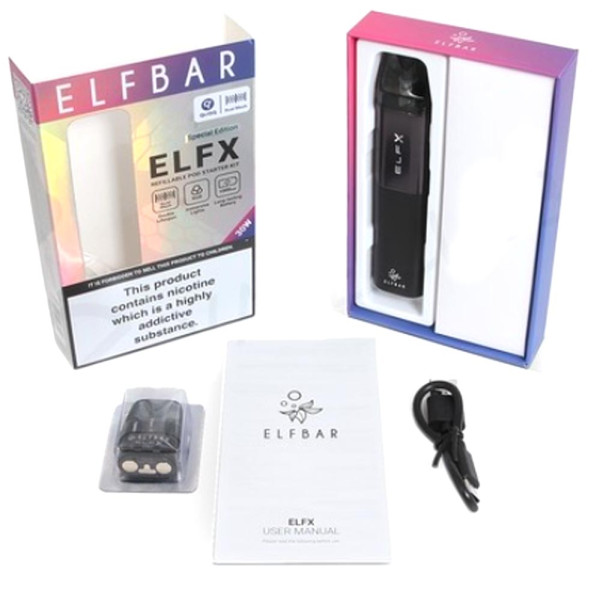 Багаторазова POD-система Elf Bar ELFX 1000 mAh Grey Сірий