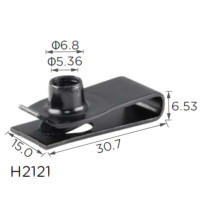 Скоба під гвинт L-30, 7x15 D=6 M6 Ford, Chevrolet (11503715, 11508241, 11609385)H2121)