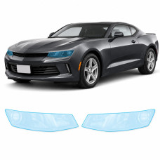 Антигравійна захисна бронеплівка за лекалами для Chevrolet Camaro VI 2016-2018 - оптика (фари та ПТФ)
