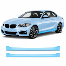 Антигравійна захисна бронеплівка за лекалами для BMW 2 Series F22 2014-2021 - нижня зона кузова та пороги