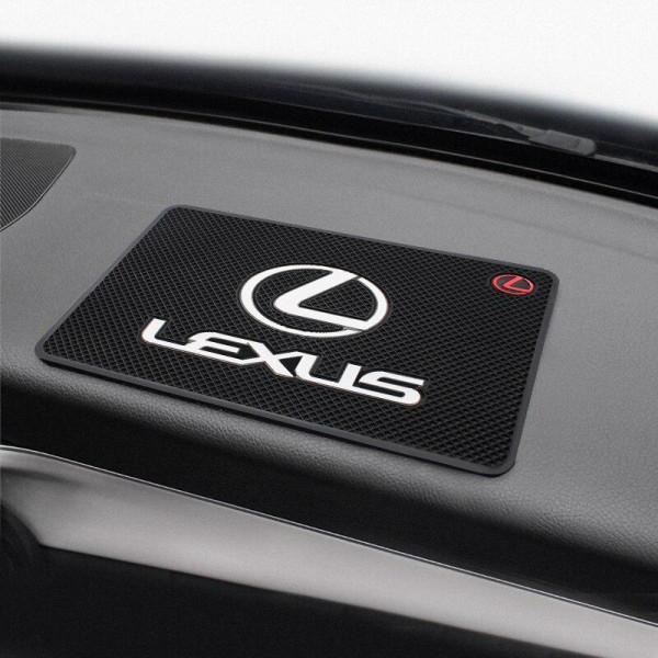 Антискользящий коврик торпеды с логотипом Lexus