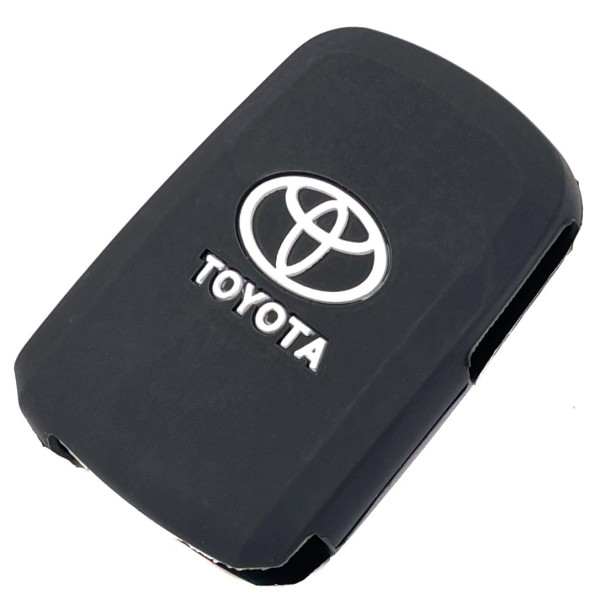 Чехол для автоключей Toyota 16 Силикон Carbon Оригинал (1122) (4041)
