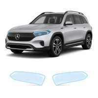 Антигравийная защитная бронепленка по лекалам для Mercedes-Benz EQB 2021- оптика (фары и ПТФ)
