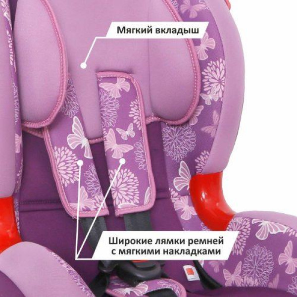Детское автокресло 1-7 Лет, 9-25 Кг, Категория 1/2 SIGER ART "Кокон" Абстракция