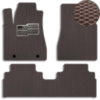 Килимки в салон EVA для Lexus RX 350 2003-2009 з підп'ятником Коричневі 5 шт