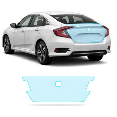 Антигравийная защитная бронепленка по лекалам для Honda Civic X 2015-2018 - зона крышки багажника